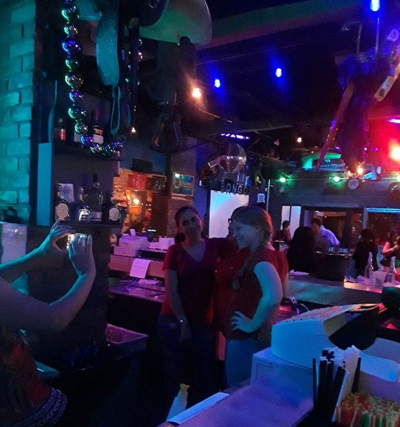 Green Parrot Bar (Press Box, Bongos) - Bongos (newer photo)